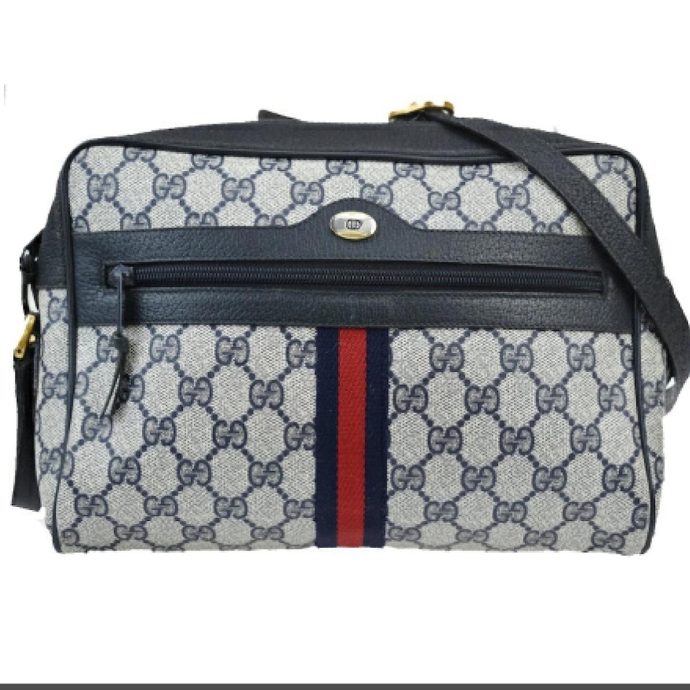 Gucci Crossbody Bag Shoulder Bag Ophidia Sherry Line GG Monogram-Navy Blue